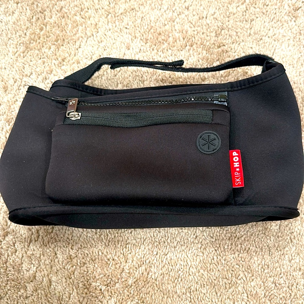 Nearly new skip hop stroller organizer